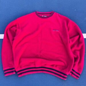 Vintage Chaps x Ralph Lauren Pull Over Red Sweater Mens Size L